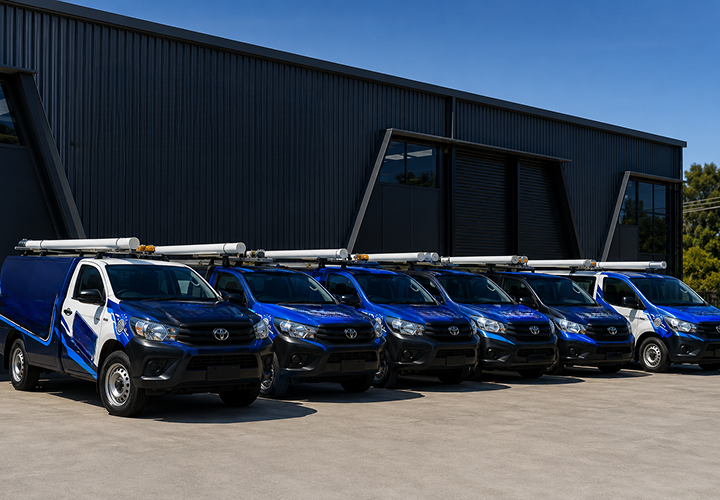 Fleet of Berowra Blocked Drains plumbing vans