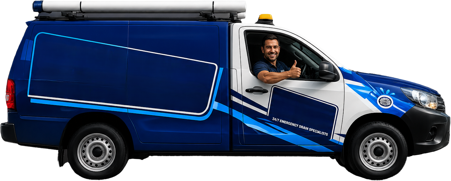Berowra Blocked Drains service van