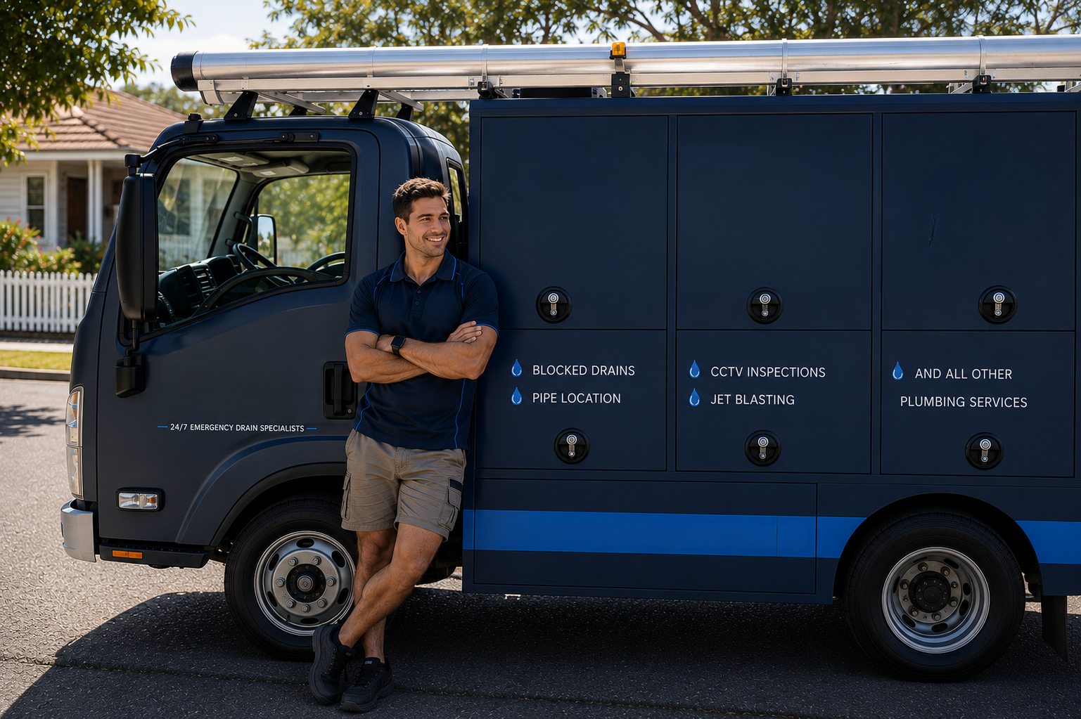 Plumber with Berowra Blocked Drains van