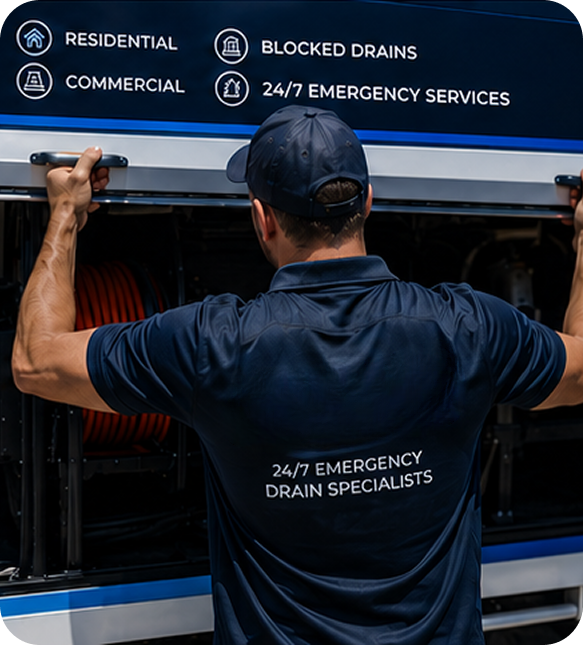 Licensed blocked drain plumber servicing a Berowra home